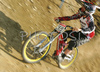 Samuel Blenkinsop of New Zealand riding in last race of Men Downhill Nissan UCI Mountain Bike World Cup. Final race of MTB World Cup was held in Maribor, Slovenia, on 16th of September 2007.
