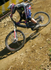 Josh Bryceland of Great Britain riding in last race of Men Downhill Nissan UCI Mountain Bike World Cup. Final race of MTB World Cup was held in Maribor, Slovenia, on 16th of September 2007.
