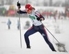 Natalia Matveeva of Russia skiing during Junior Women qualification for FIS Nordic Junior Ski World Championships Sprint race were held in Medvode,  Slovenia. First 32 skiers qualified for afternoon finals.
