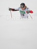 Kerstin Muschet of Austria skiing during Junior Women qualification for FIS Nordic Junior Ski World Championships Sprint race were held in Medvode,  Slovenia. First 32 skiers qualified for afternoon finals.
