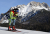 Ted Armgren of Sweden skiing during the Men pursuit race of IBU Biathlon World Cup in Hochfilzen, Austria. Men sprint race of IBU Biathlon World cup was held on Saturday, 12th of December 2015 in Hochfilzen, Austria.
